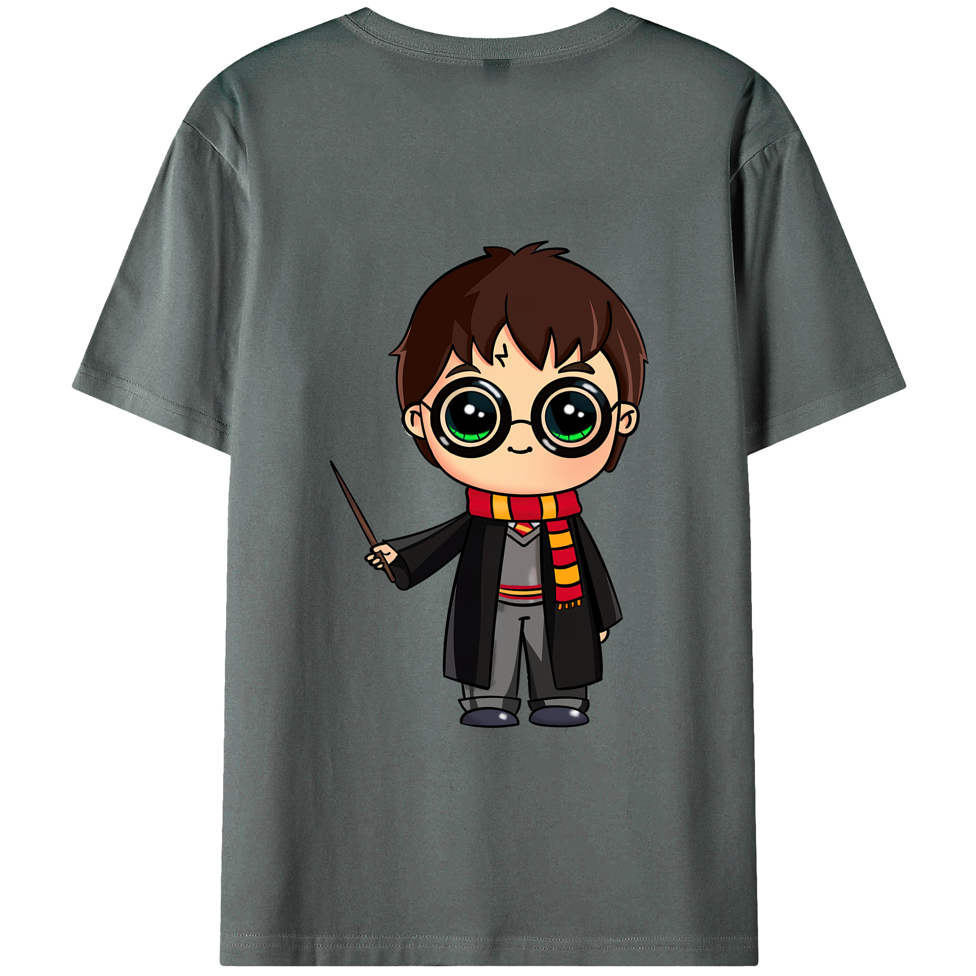 （画像用） Harry Potter ハリー・ポッターシリーズ 綿100％半袖Tシャツ（背面プリント）